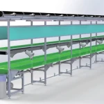 Belt conveyer line