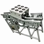 Guide rail wave soldering unloader conveyor